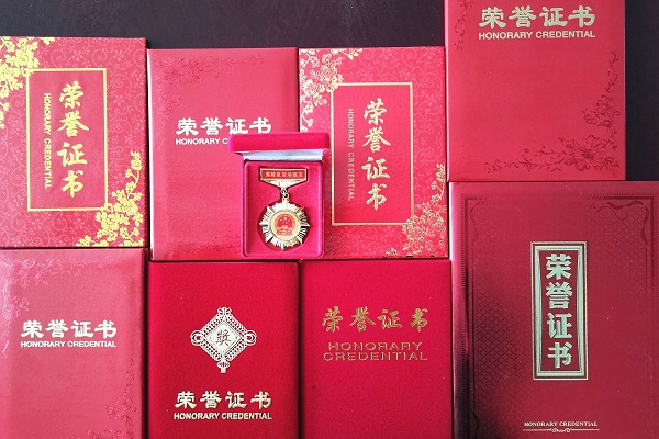 姚卫琼获得的部分荣誉.jpg
